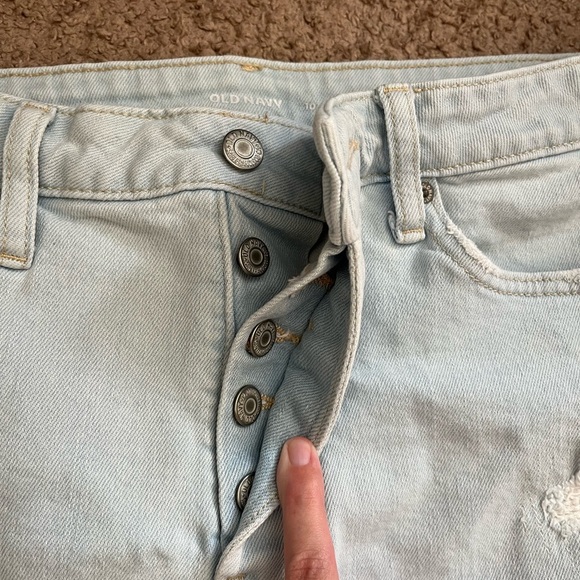 Button Fly OG Straight Cut Off Shorts - Picture 3 of 8